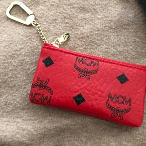 Red MCM Leather goods